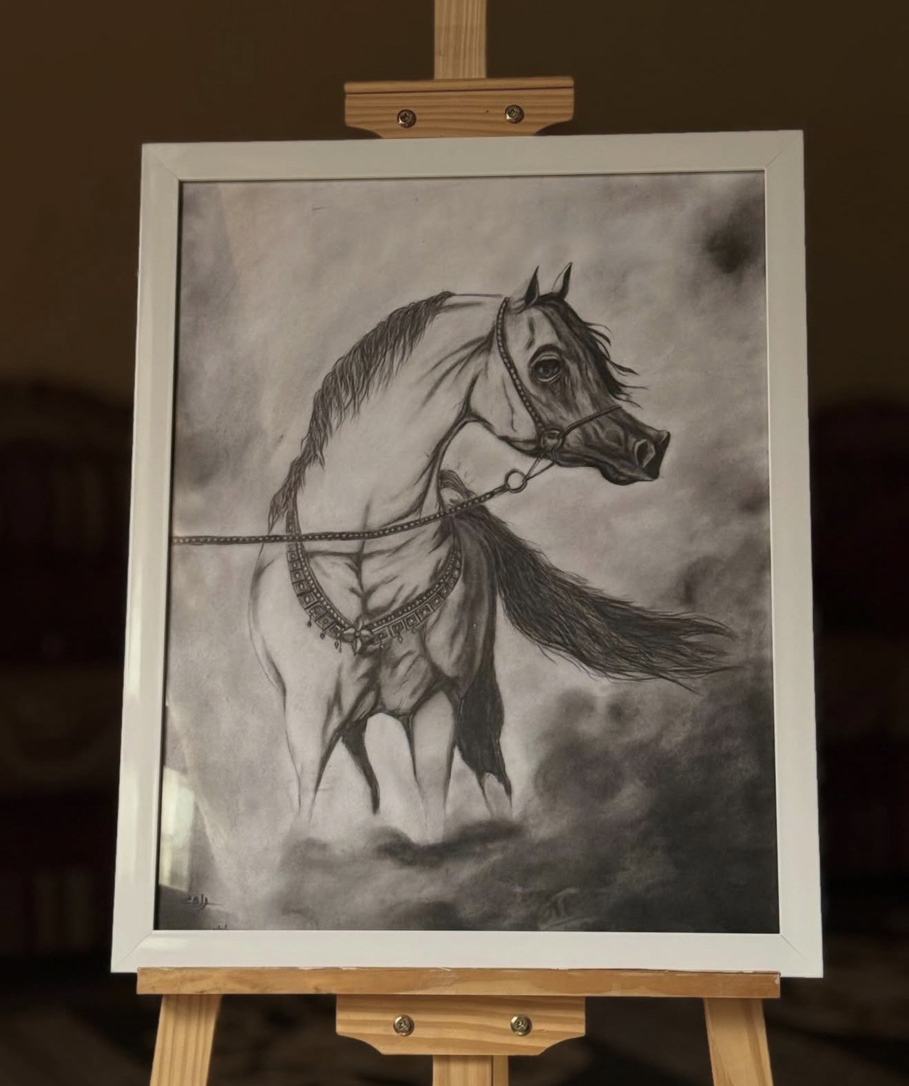 رسمة الخيل العربي 